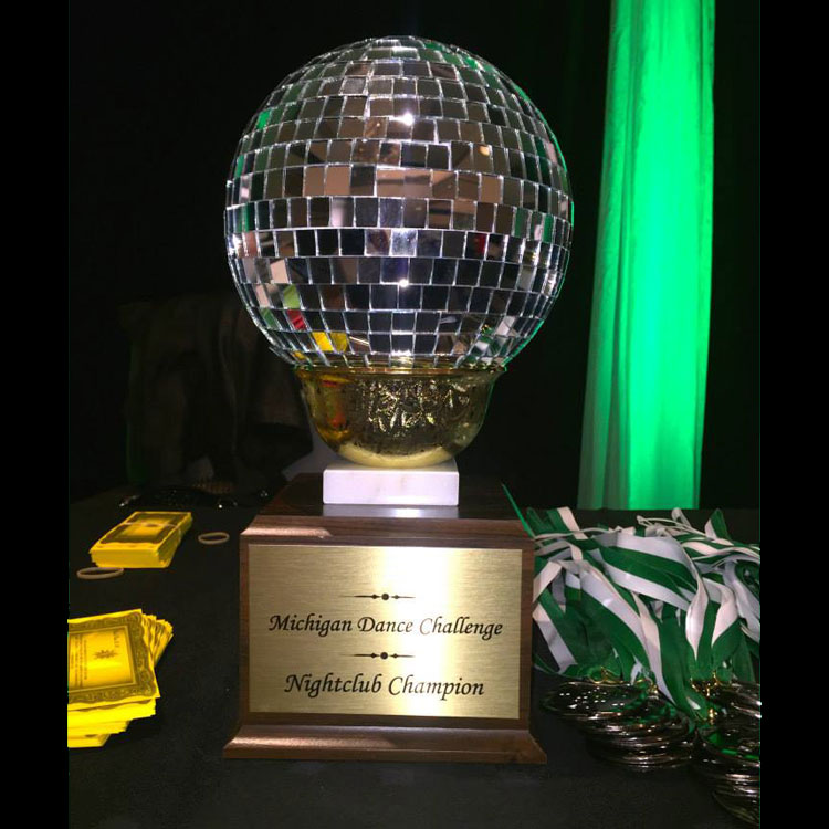MDC Nightclub dance trophy